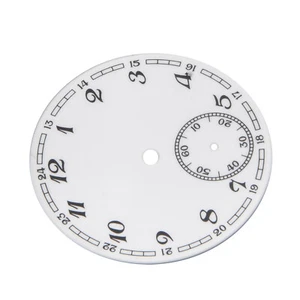 38,9 mm acero reloj para hombres esfera Wirstwatch placa para movimiento ETA 6498 ST36 - Imagen 1 de 9