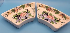 2 x Booths Silicon China Woodstock Hors d'oeuvre Appetizer Replacement Trays - Picture 1 of 8