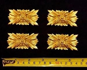 4 DECORATIVE MOULDINGS ANTIQUE GOLD GILT OR WHITE RESIN WALL MIRROR DECORATION - Picture 1 of 5