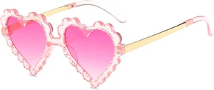 Kids Girl Heart Shaped Sunglasses Halloween Christmas Party Glasses for Photogra - Picture 1 of 13