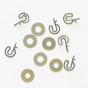 Hurst MOPAR Inland 4 Speed 64-87 A833 OEM Shifter Linkage Clips Washers Set 6 - Picture 1 of 1