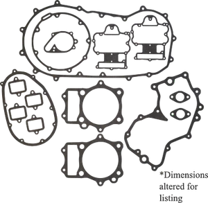 87-97 KAWASAKI VN1500 VN 1500 88 VULCAN ENGINE CLUTCH STATOR GASKET SET KIT - Bild 1 von 1
