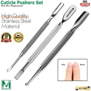 SPINGI CUTICOLE SOLLEVATORE UNGHIE INCARNITE MANICURE PEDICURE STRUMENTI PER LA CURA DELLE UNGHIE (3 PZ) - Foto 1 di 4