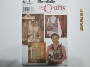 SIMPLICITY 8034 MISSES WESTEN NEU UNGESCHNITTENES MUSTER GRÖSSE AA XS, S, M 4 - DESIGS - Bild 1 von 1