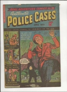 Real Adventure Comics #26 Australian Authentic police Cases 1952 - Picture 1 of 2