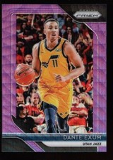 DANTE EXUM UTAH JAZZ PRIZMS PURPLE WAVE REFRACTOR SP 2018-19 PANINI PRIZM #163