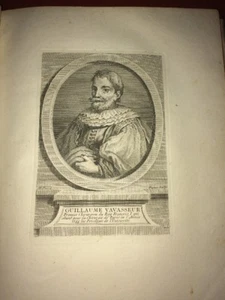 MÉDECINE GUILLAUME VAVASSEUR,Premier Chirurgien de François 1er. GRAVURE XVIIIe. - Bild 1 von 2