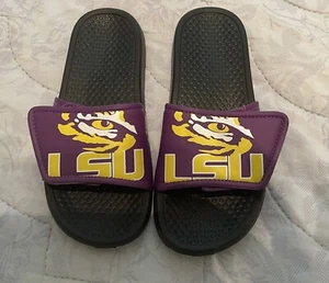 LSU Tigers Sliders. Children’s New Sz 13-1 New - Picture 1 of 4