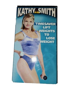 Kathy Smith Timesaver Lift Weights to Lose Weight VHS 1998 RARE HTF Pre-Owned - Imagen 1 de 2