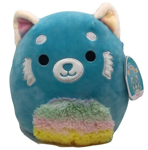 Kellytoy Squishmallow 2021 8" Vanessa rojo panda vientre difuso difícil de encontrar nuevo con etiquetas felpa raro - Imagen 1 de 4