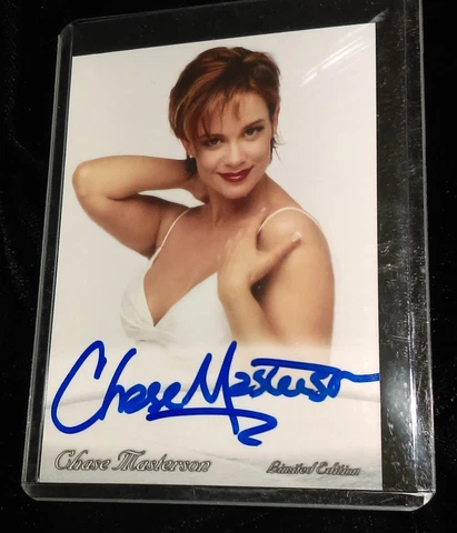 Chase Masterson TRADING CARD Signed AUTOGRAPHED COA Star Track DS9 Vienna Cover