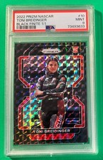 2022 PANINI PRIZM NASCAR RACING BLACK FINITE PRIZM PSA 9 TONI BREIDINGER RC #1/1