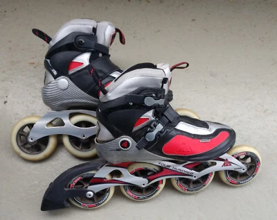 K2 Radical Inline Skates Gr 40.5 26cm Carbon 100mm Speed Speedskates - Bild 1 von 4