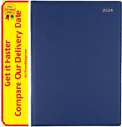 2024 Diary Collins Belmont Desk A4 Day To Page Dtp Navy 147.V59