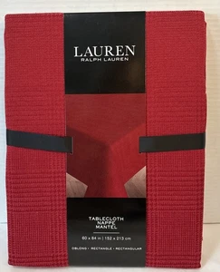 Ralph Lauren rote Paisley Tischdecke 60x84 länglich maßgeschneiderter Saum pflegeleicht Neu in Verpackung - Bild 1 von 5