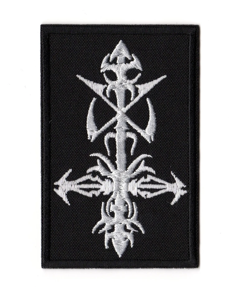 Hypocrisy Embroidered Sew-on Patch | Swedish Melodic Death Metal Band White Logo - Image 1 of 1