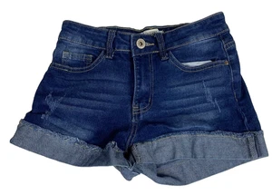 California Vintage Shorts Women’s Size 3 Blue Denim Jean Cutoff Distressed Style - Picture 1 of 6
