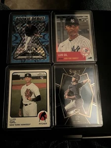 Luis Gil Rookie Lot 4 Baseballkarten New York Yankees NEUWERTIG - Bild 1 von 3