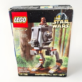 LEGO Star Wars Imperial AT-ST 7127 Complete Vintage w/ Box Chewbacca