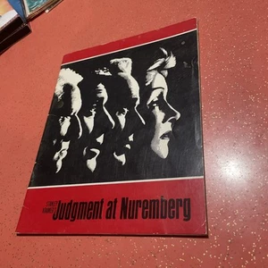 STANLEY KRAMER'S JUDGMENT AT NUREMBERG Original Souvenir Program for the Film - Picture 1 of 5