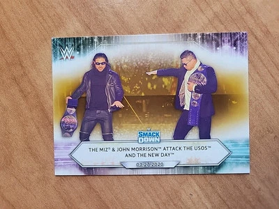 2021 TOPPS WWE THE MIZ AND JOHN MORRISON BRONZE VARIATION CARD #42 - Image 1 of 2