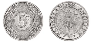 Netherlands Antilles 5 Cents, 2022, KM #33, Mint - Picture 1 of 3
