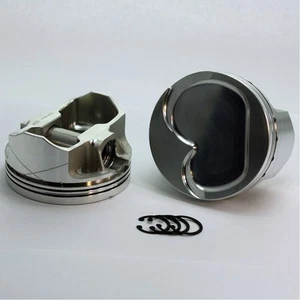 DSS Piston Set 2-3721-4030; 4.030" Bore -13cc Dish for Ford 383C (351C Stroker) - Picture 1 of 2