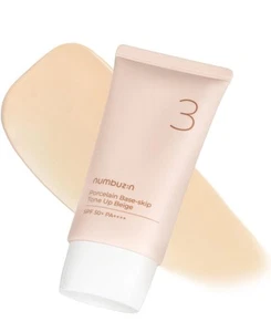 Numbuzin n. 3 Base Porcellana-Skip Tone-Up Beige SPF50+ PA++++ 50ml - VENDITORE USA - Foto 1 di 1