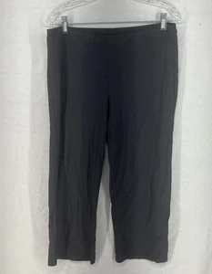 Eileen Fisher schwarze Schlupfhose elastischer Bund Damen PM - Bild 1 von 18