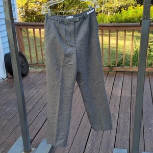 Pantalones Pendleton Mujer Gris Talla 10 EE. UU. Lana Virgen Fresada Academia Carrera Profesión - Imagen 1 de 6