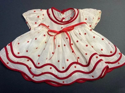 Vestido Shirley Temple Early Ideal Stand Up and Cheer con Slip para Muñeca Compuesta de 18" Foto 1 de 4