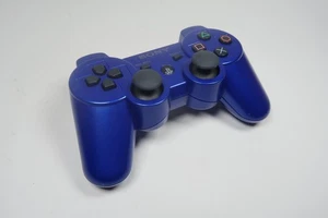 Genuine OEM Sony PlayStation 3 PS3 Blue DualShock 3 Controller SixAxis Authentic - Picture 1 of 7