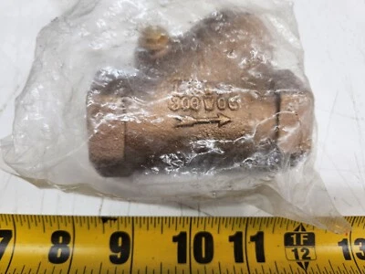 FNW FNW1241G 1" FPT End Connection Threaded Bronze Swing Check Valve Brand New - Image 1 of 3