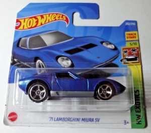 Hot Wheels - '71 Lamborghini Miura SV - short card - HW Exotics 2022 - HCX02 - Bild 1 von 2