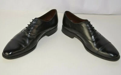 Oxford Charles Tyrwhitt Para Hombre Cuero Negro Puntera Talla 10.5 F Carrera Inglaterra  Foto 1 de 4