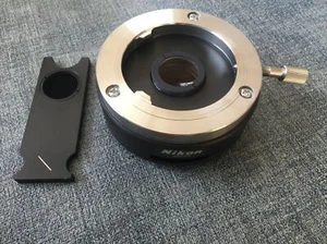 Nikon Microscope Intermediate Tube with Simple Analyzer Slider ~ Excellent Shape - Picture 1 of 14