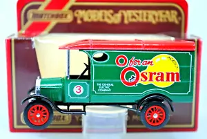 Matchbox of Yesteryear No:Y-21 1926 FORD Model TT Truck in OSRAM Livery MIB - Picture 1 of 11
