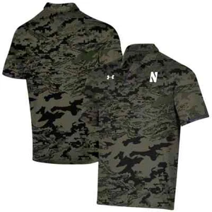 Northwestern Wildcats Under Armour Herren XL Freedom Polo Camo feuchtigkeitsableitend - Bild 1 von 3