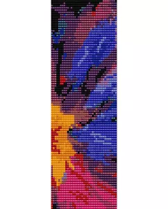 Abstract 25 Cuff Bracelet Bead Loom Pattern by Karen Zumbrun - Picture 1 of 3