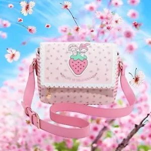 BoxLunch Sanrio Purse My Melody Sweet Piano Strawberry Crossbody New SOLD OUT - Picture 1 of 7