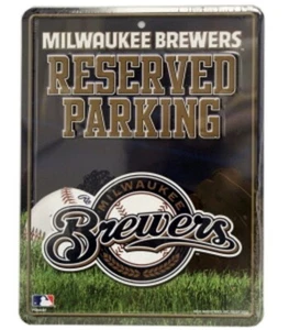 Milwaukee Brewers Sign Metal Parking - Picture 1 of 1