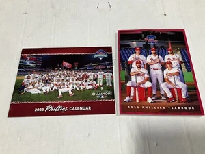 PHILLIES 2023 TEAM CALENDAR & 2022 YEARBOOK NATIONAL LEAGUE CHAMPIONS NEW SGA - Picture 1 of 12