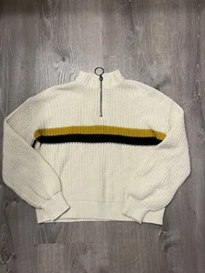 Girl's Treasure & Bond Cable Knit 1/4 Zip Sweater- Size Small (7/8)- Pre-owned - Picture 1 of 4