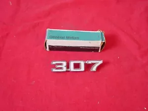 NOS 1969-1974 Chevy Nova Camaro 307 Fender Emblem 3970536 3962947 New Real GM!!! - Picture 1 of 6