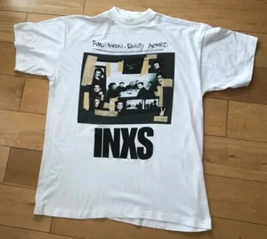 Camiseta Unisex Reimpresión INXS Algodón Manga Corta Blanca S-2345XL S2610 - Imagen 1 de 6