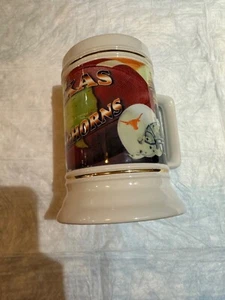 VINTAGE UNIVERSITY OF TEXAS LONGHORNS CERAMIC BEER STEIN/MUG - Picture 1 of 5