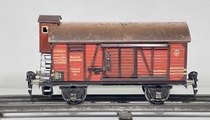 Märklin scala 0 carro merci in lamiera con cabina del freno 17910 DR usato senza scatola originale - Foto 1 di 12