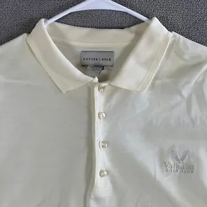 Cutter Buck Golf Polo Shirt Mens Short Sleeve XL Solid Yellow Thin - Picture 1 of 11
