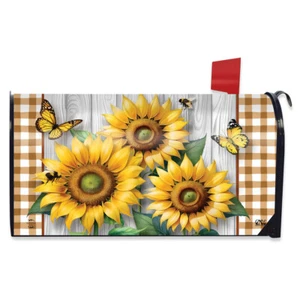 Briarwood Lane Sunflower Duo Mailbox Cover - Picture 1 of 3