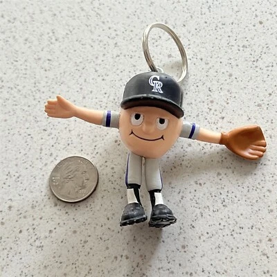 Colorado Rockies MLB Bendable Baseball Player 1993 Keychain Key Ring #47020 - Image 1 of 4